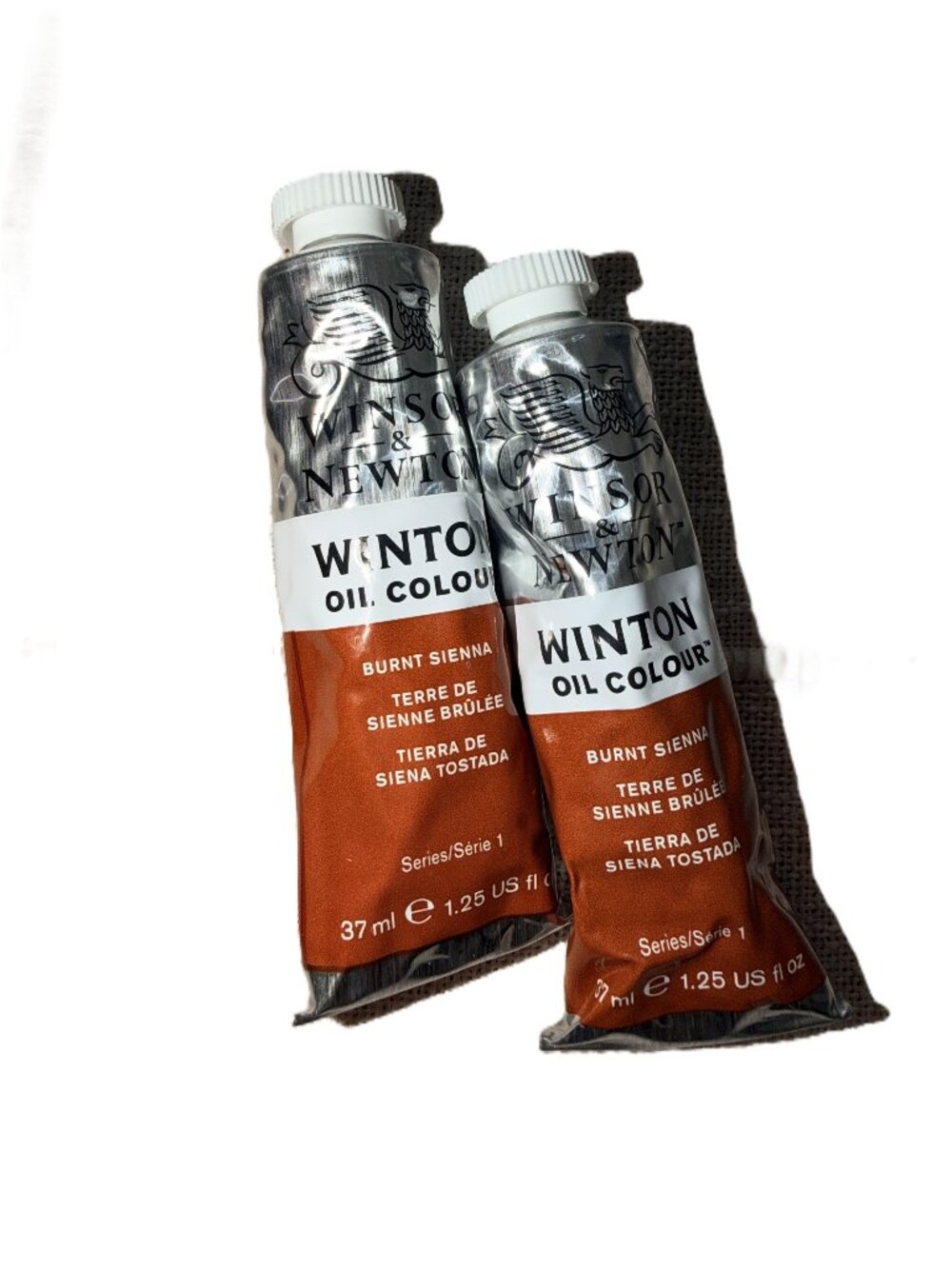 Winsor & Newton Winton Oil Colour Paint in Burnt Serries 1 37ml Tube bundle of 2